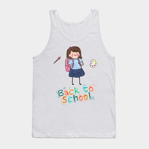 Welcome Back to School T Shirt - Tee for Teachers & Students Tank Top by Trendy_Designs